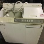 福山市田尻町付近で回収した二層式洗濯機です。