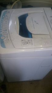 尾道市門田町付近で回収した洗濯機です。