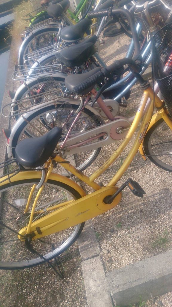 倉敷市玉島勇崎で回収した自転車