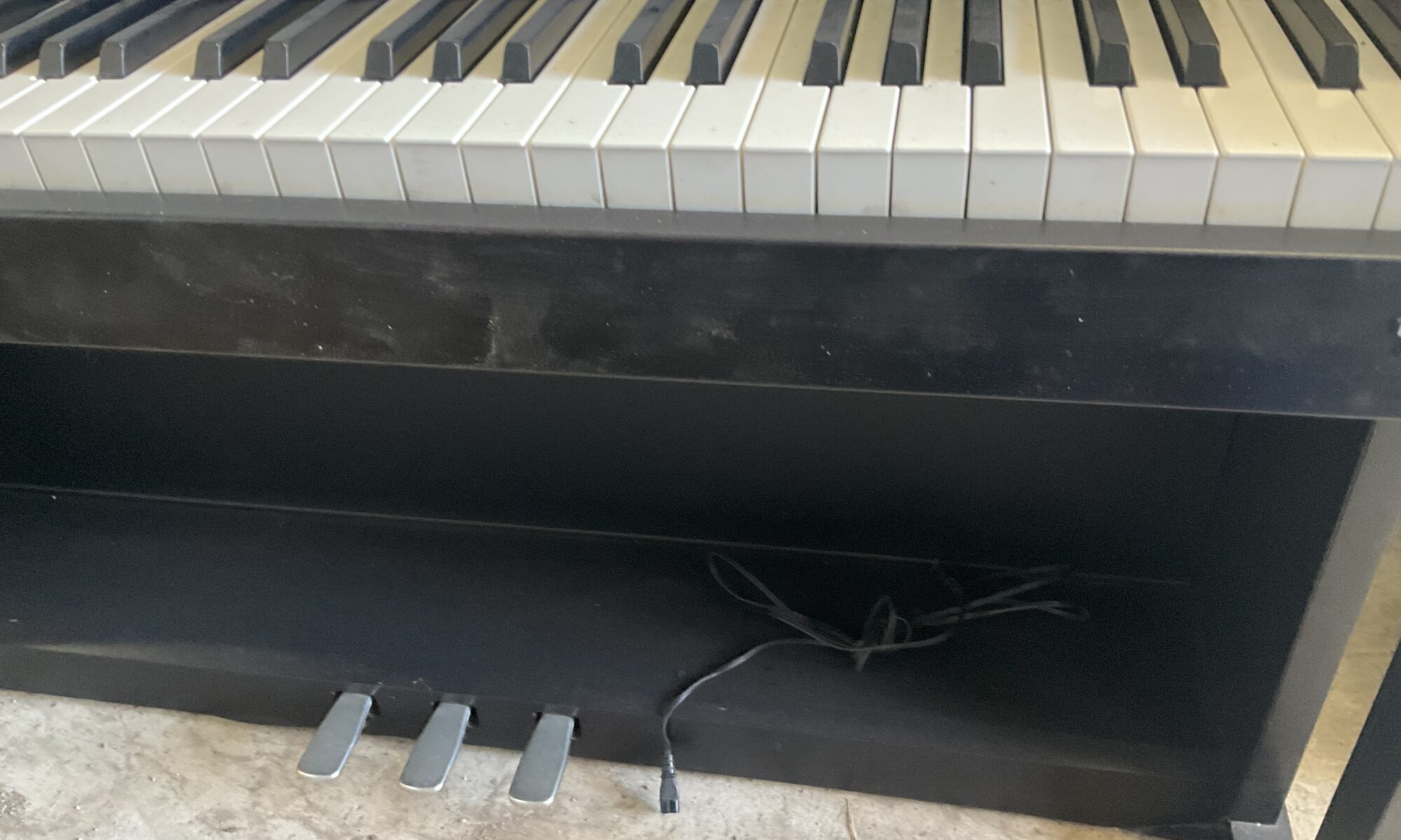 福山市で不用品回収した電子ピアノ