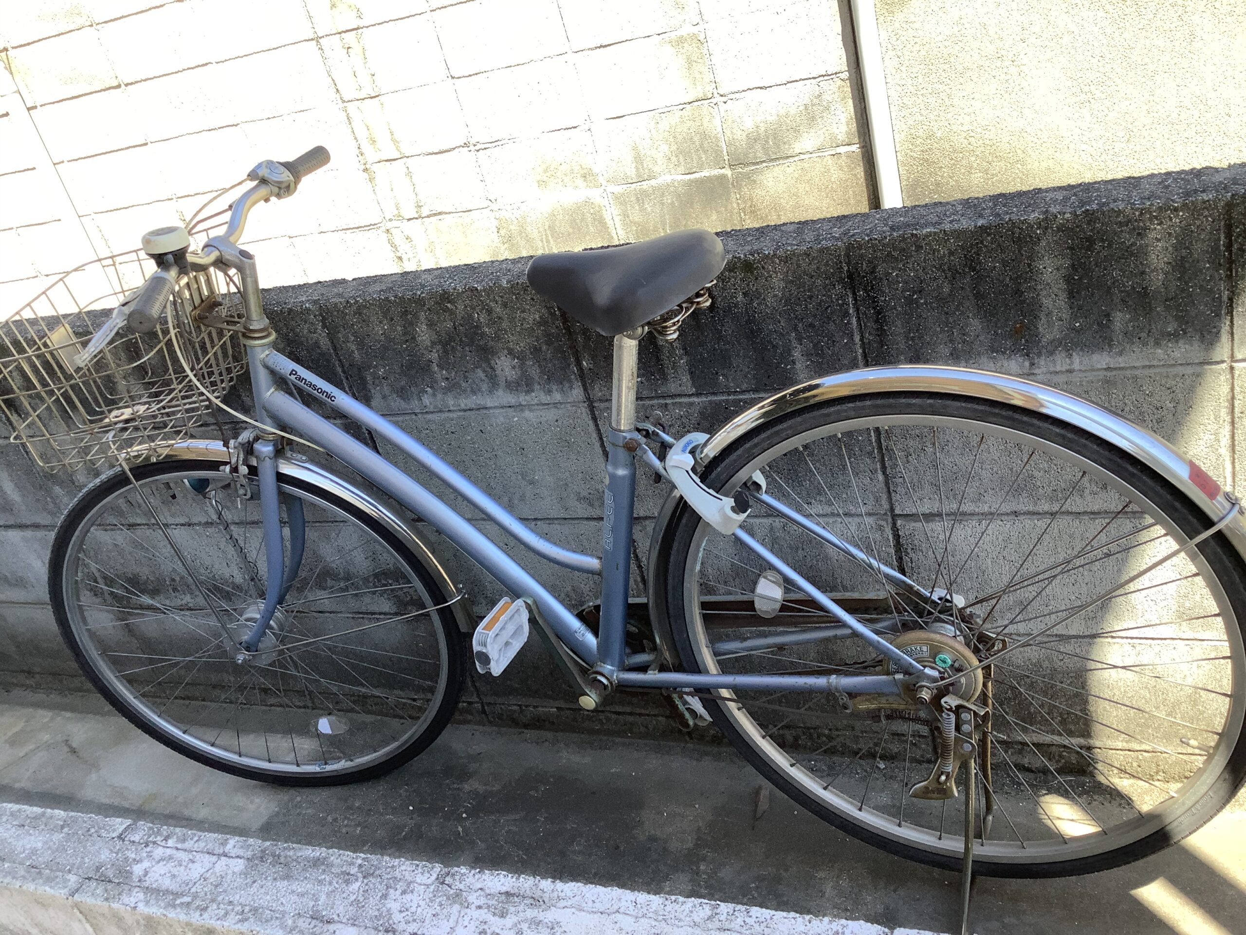 福山市今津町で回収した自転車