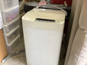 福山市新市町で回収した洗濯機