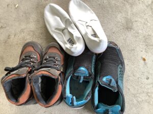 福山市千田町で回収した靴