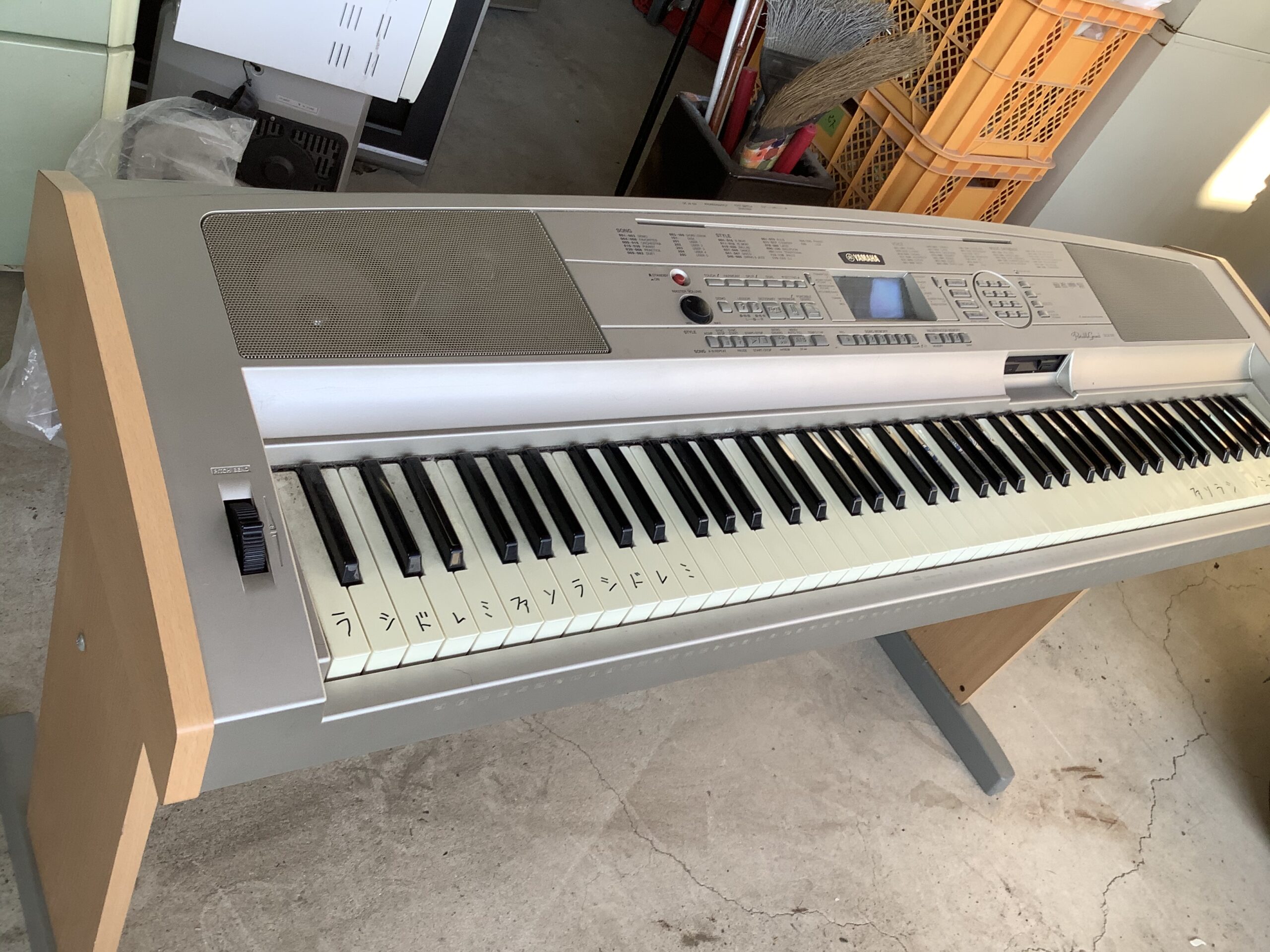 福山市霞町で回収した電子ピアノ