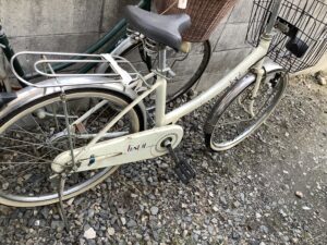 福山市松永町で回収した自転車