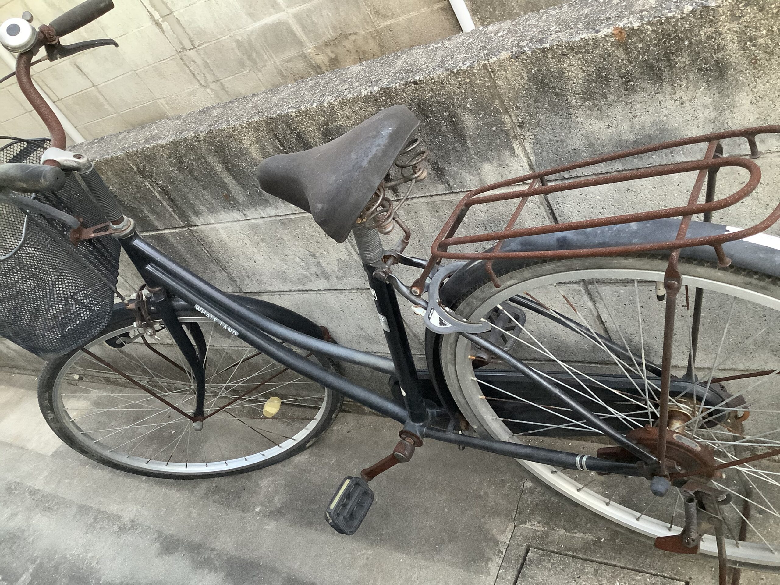 福山市熊野町で回収した自転車