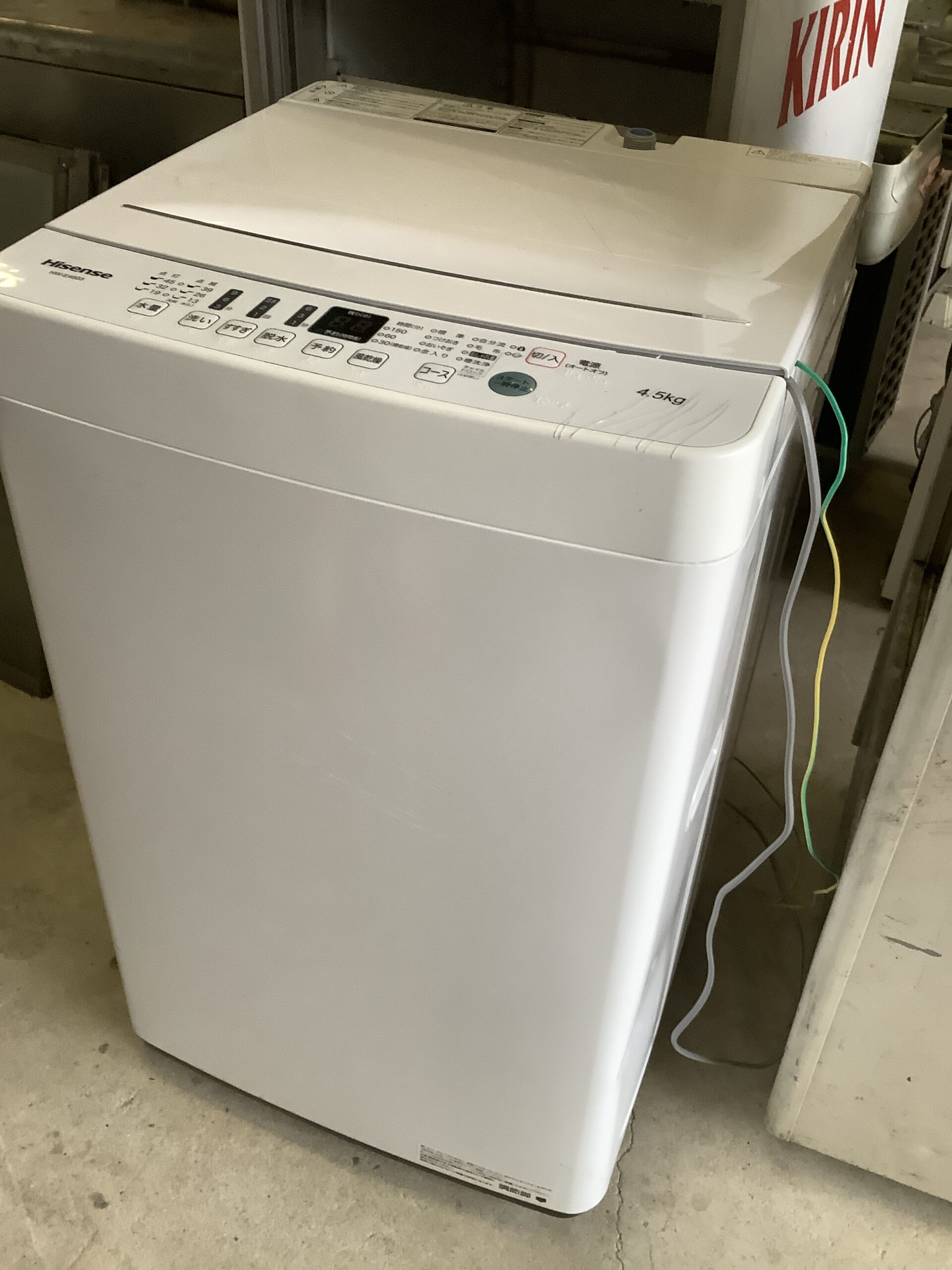 福山市霞町で回収した洗濯機