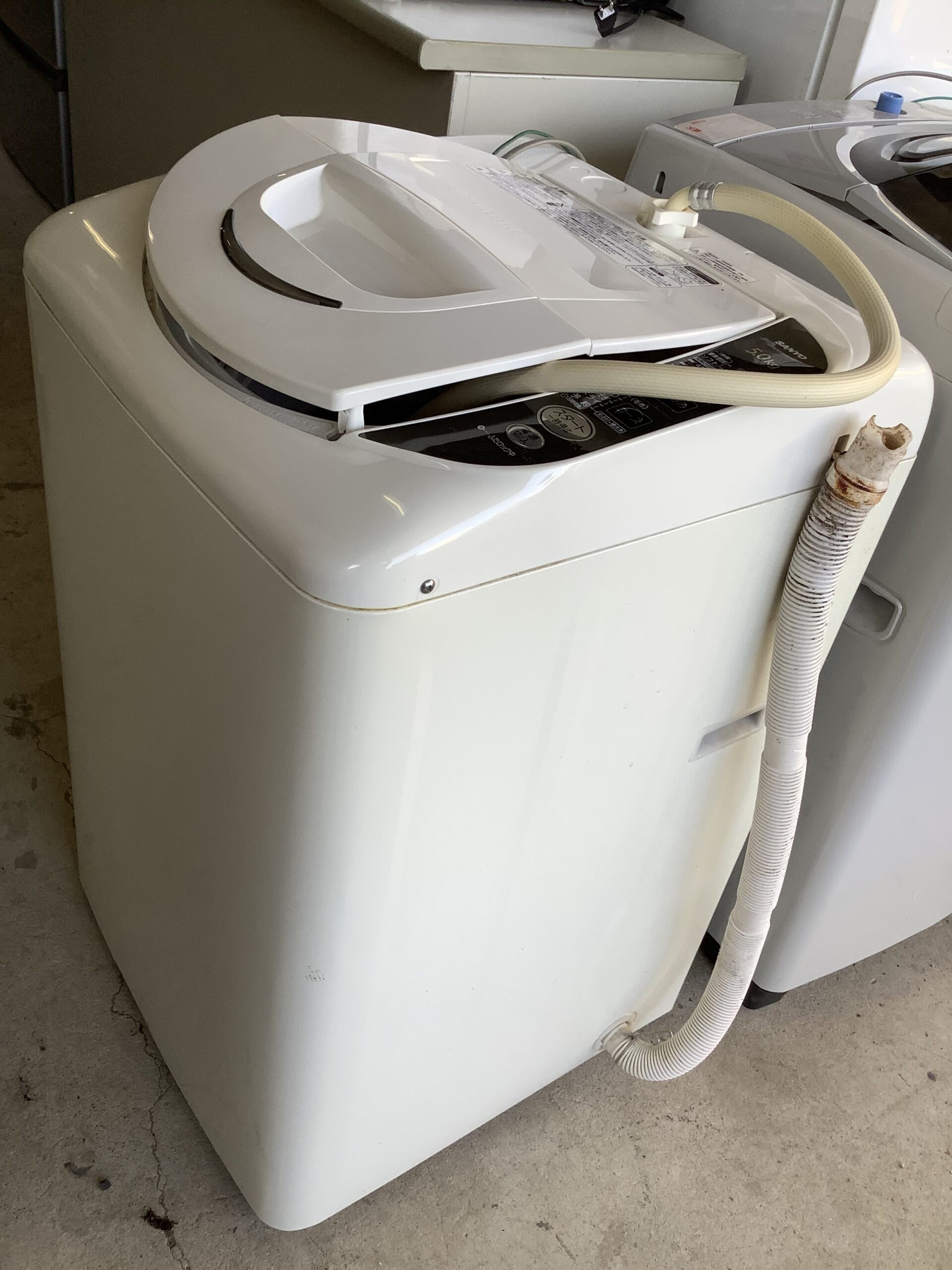 福山市今津町で回収した洗濯機