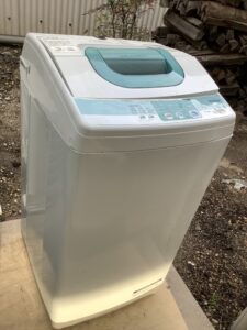 福山市大門町で回収した洗濯機