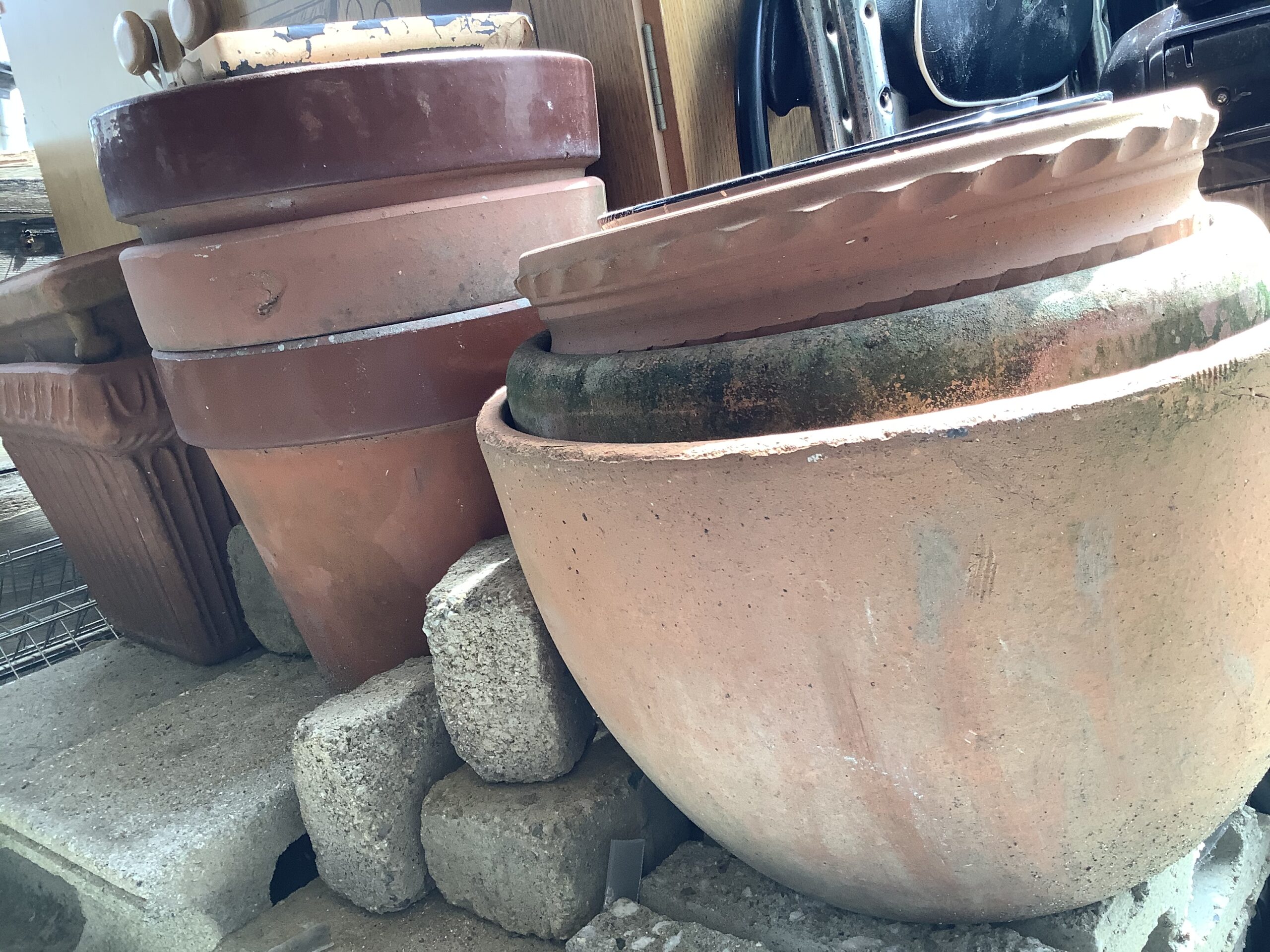 福山市神辺町で回収した植木鉢