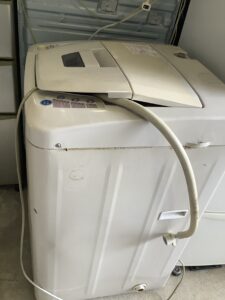 福山市神村町で回収した洗濯機