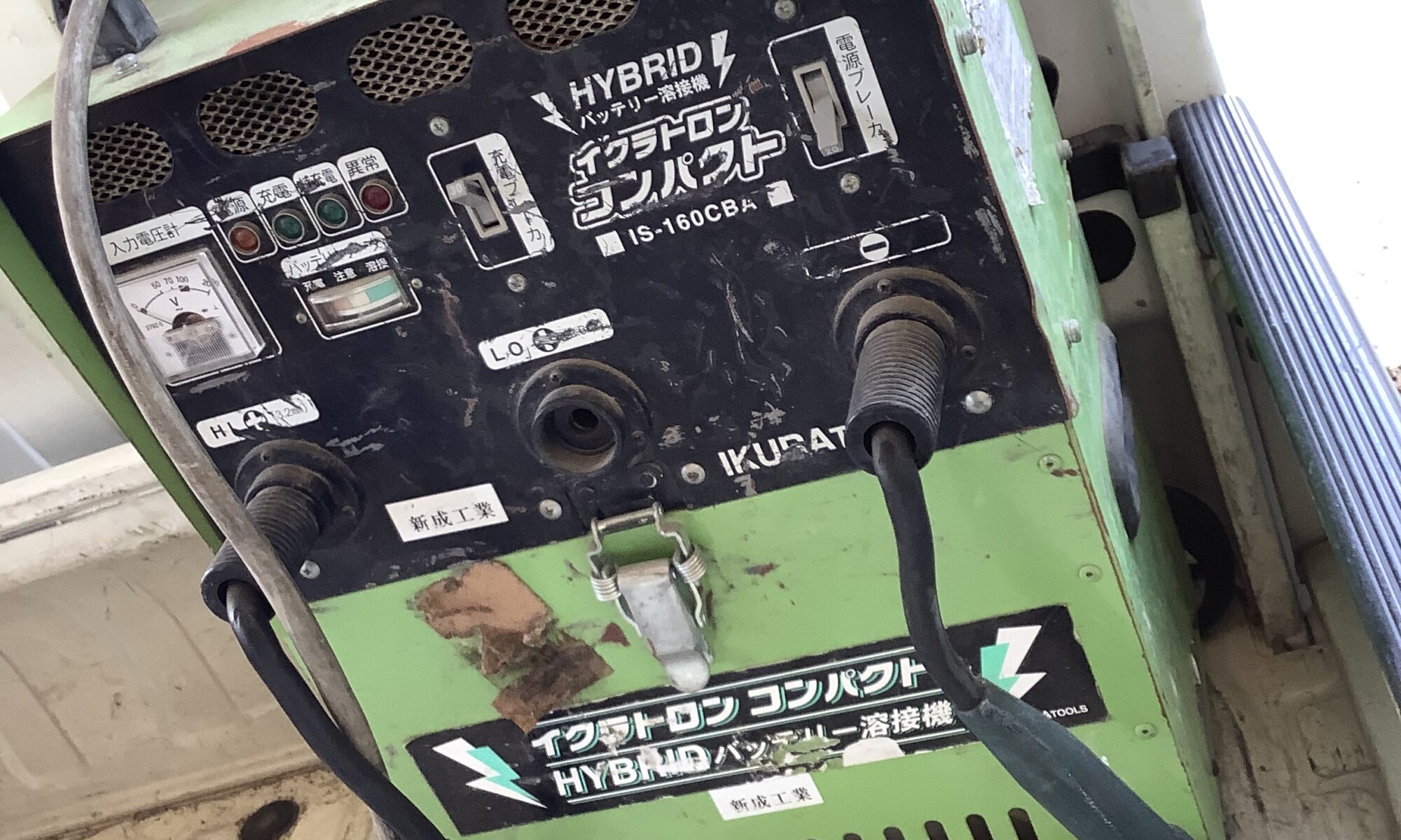 福山市金江町で回収した溶接機
