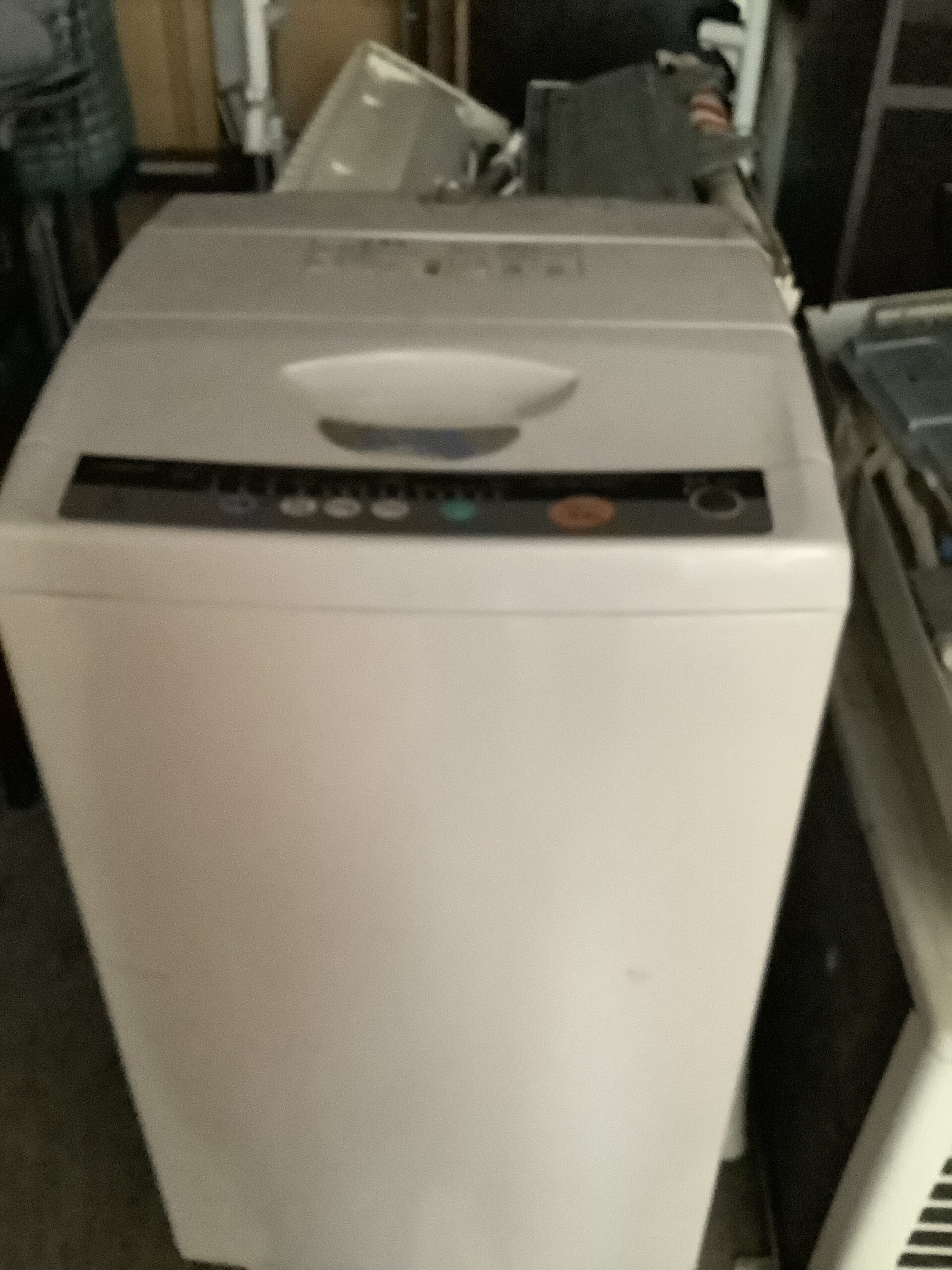 福山市明神町で回収した洗濯機