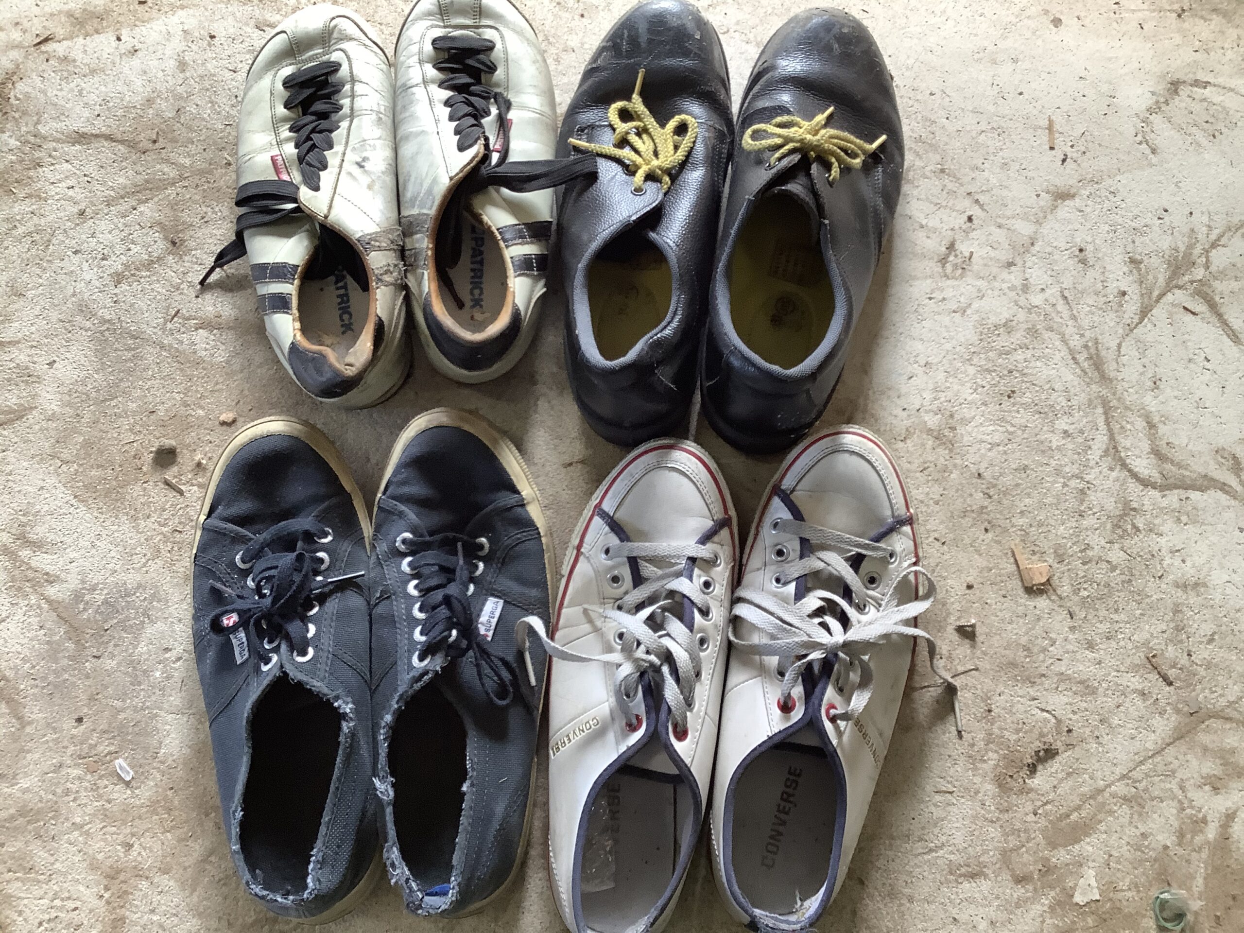 福山市川口町で回収した靴