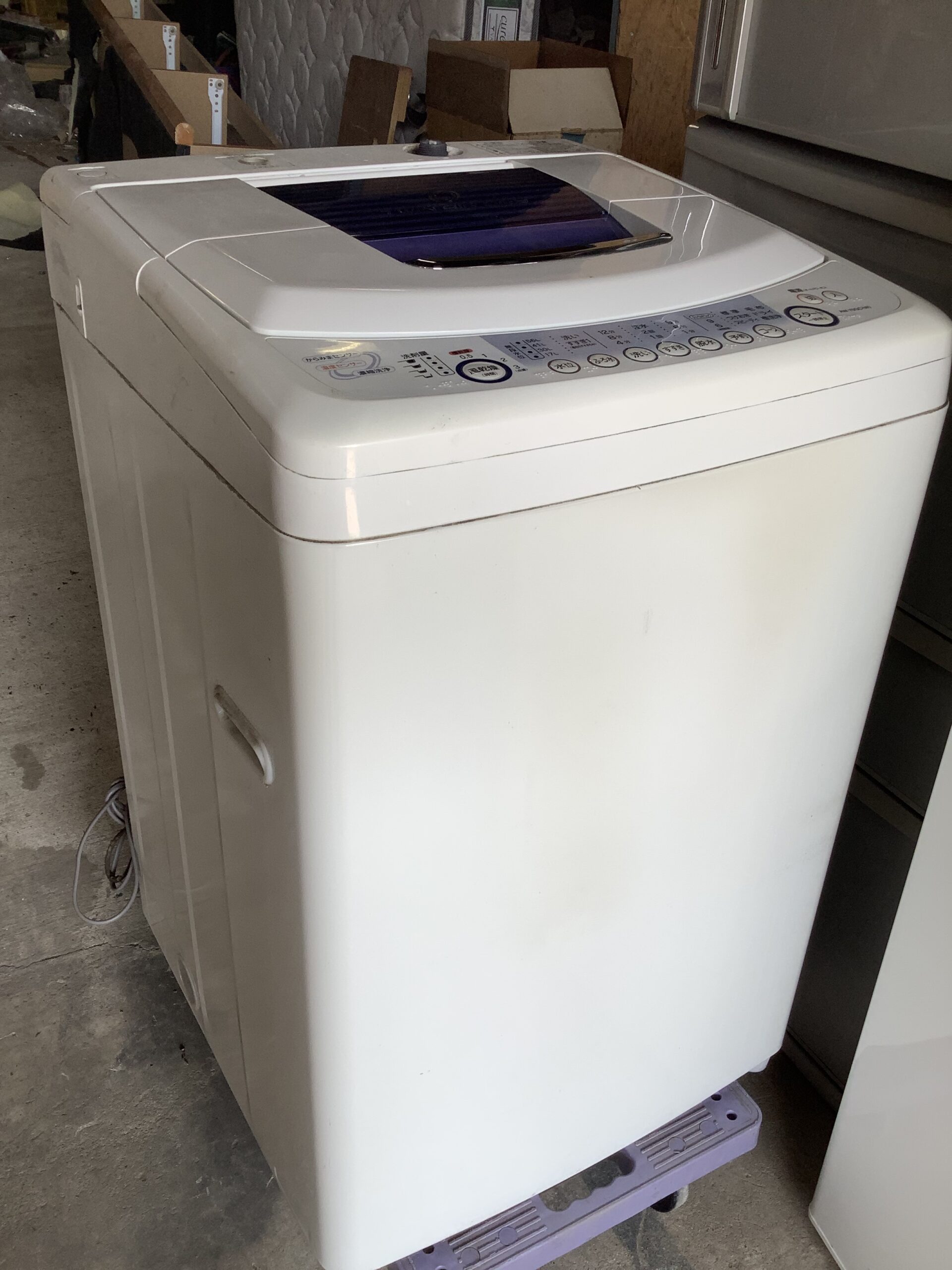 福山市今津町で回収した洗濯機