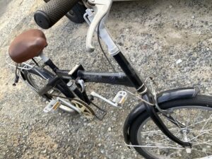 福山市金江町で回収した自転車