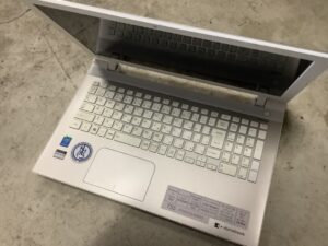 福山市御幸町で回収したノートパソコン