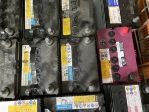 広島県三次市でバッテリー回収からバッテリー処分