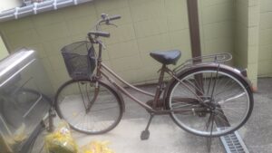 広島県府中市で処分した自転車