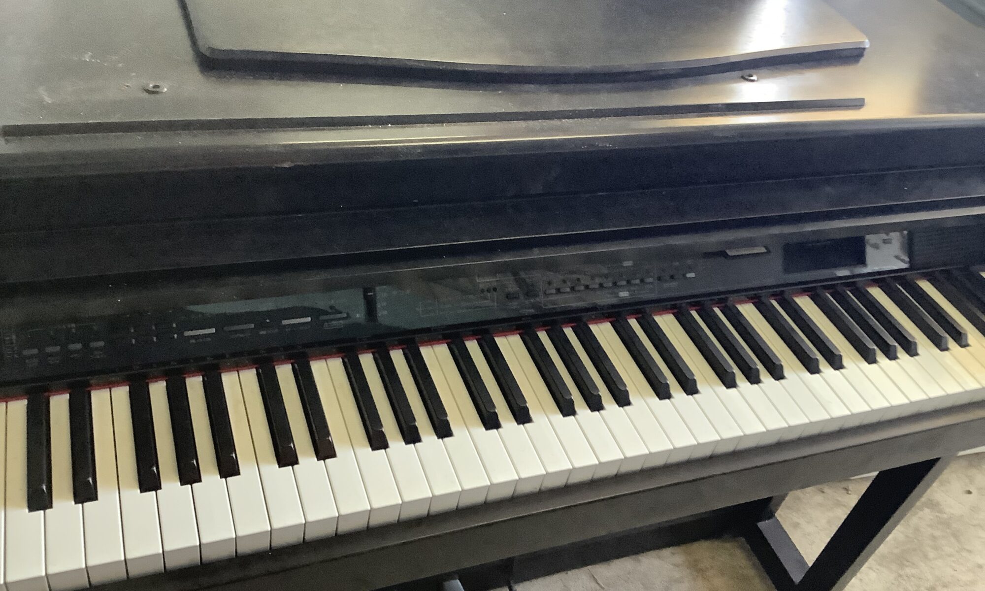 福山市神辺町で回収処分したピアノ