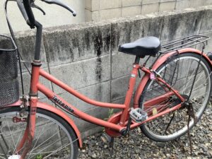 福山市駅家町で自転車回収から自転車処分