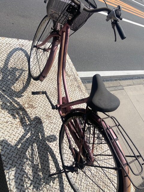 広島県府中市で回収処分した自転車