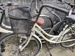 福山市大門町で処分した自転車