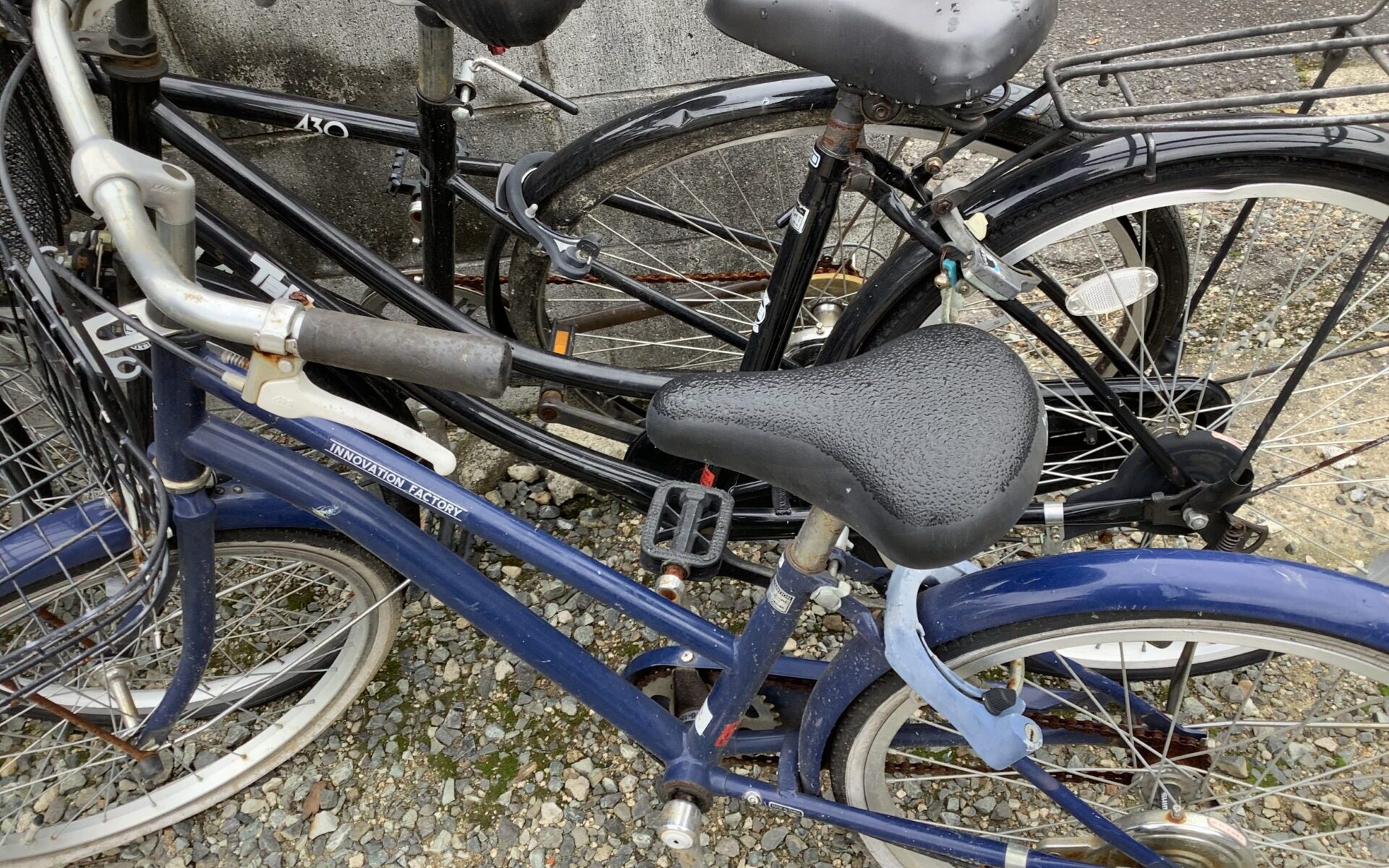 福山市大門町で処分した自転車