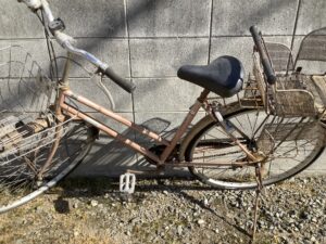 広島県府中市で処分した自転車