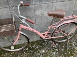 広島県府中市で処分した自転車