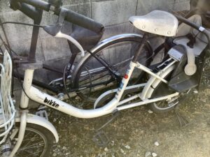 広島県府中市で処分した自転車