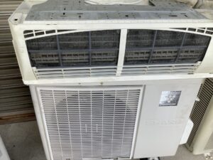 広島県神石高原町で取り外し処分したエアコン
