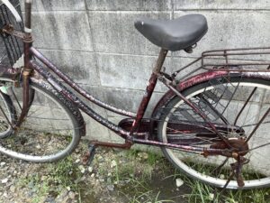 世羅郡世羅町で処分した自転車