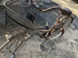 福山市明神町で処分した自転車