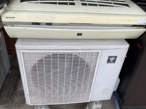 広島県三原市で取り外し処分したエアコン