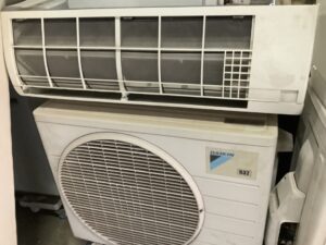 広島県神石高原町で取り外し処分したエアコン
