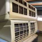 竹原市でエアコンの取り外しから引き取りまでさせて頂きました。