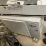 竹原市でエアコンの取り外しから処分までさせて頂きました。