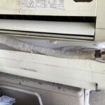 神石高原町でエアコンの取り外しから処分までさせて頂きました。