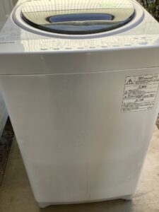 広島県神石高原町で引き取りから処分までした洗濯機