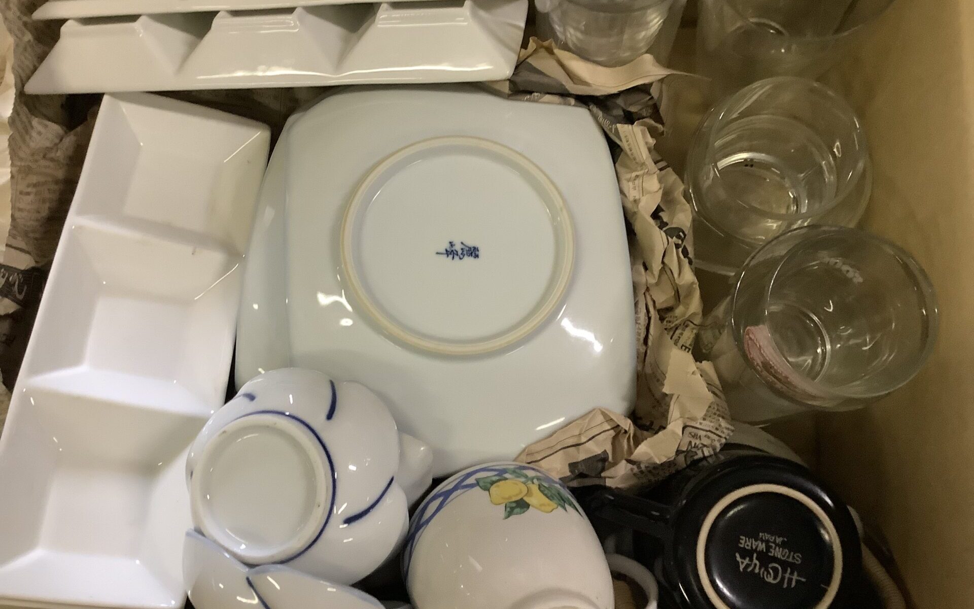 広島県尾道市で処分した食器