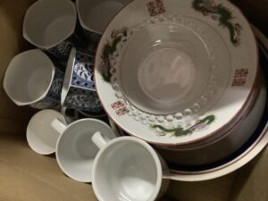 広島県庄原市で処分した食器