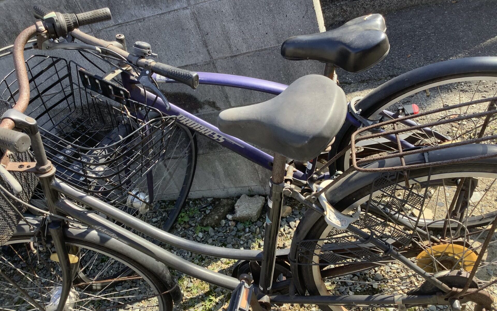 世羅郡世羅町で引き取り回収から処分までした自転車