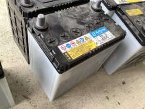 世羅郡世羅町でバッテリーの回収から処分までさせて頂きました。