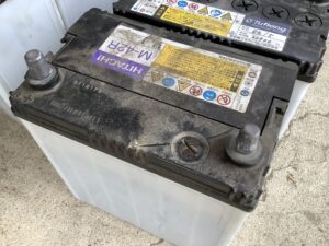 世羅郡世羅町でバッテリーの回収から処分までさせて頂きました。