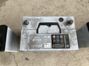 世羅郡世羅町でバッテリーの引き取りから処分までさせて頂きました。