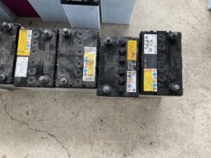 世羅郡世羅町でバッテリーの引き取りから処分までさせて頂きました。