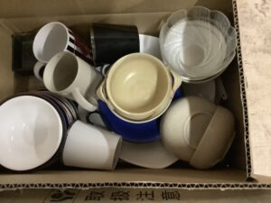 世羅郡世羅町で引き取り回収から処分までした食器