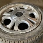 府中市でタイヤの引き取りから処分までさせて頂きました。