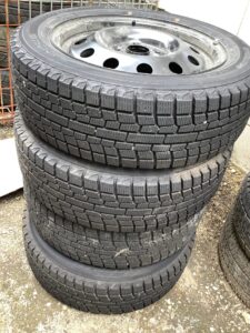 府中市でタイヤの回収から処分までさせて頂きました。